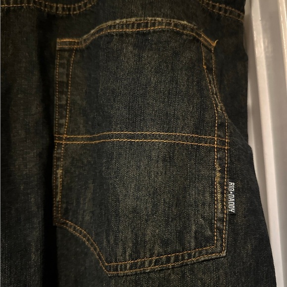 Y2K Big Daddy Black Jeans(Southpole Style) Men’s Size 44/30 - Picture 6 of 8